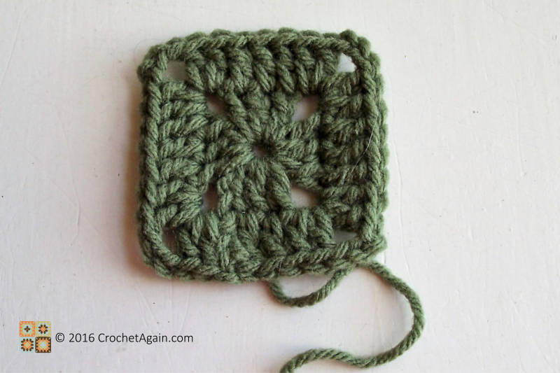 Solid Mini Granny Square Pattern